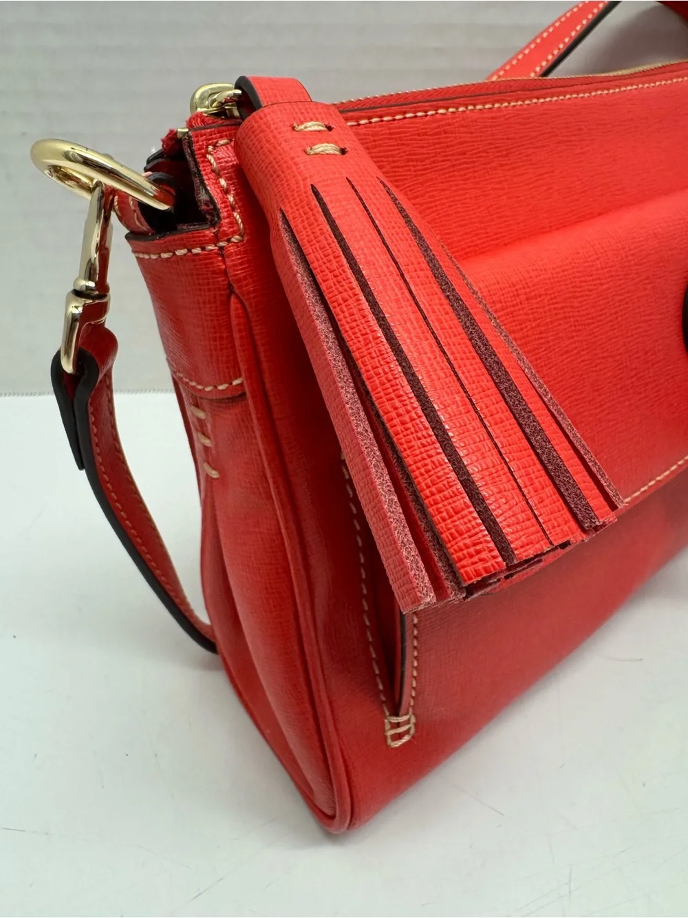 Dooney & Bourke Saffiano Leather Dana Pocket Clutch - Picture 8 of 12